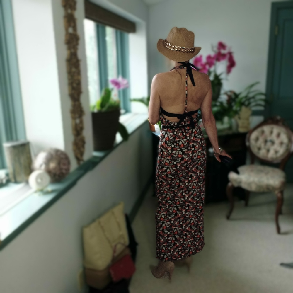 New FREE PEOPLE Daria maxi RAYON dress 196J - Picture 10 of 15